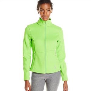 Spyder Womens ‘Endure’ Strike Knit Full Zip Jacket Green Sz M